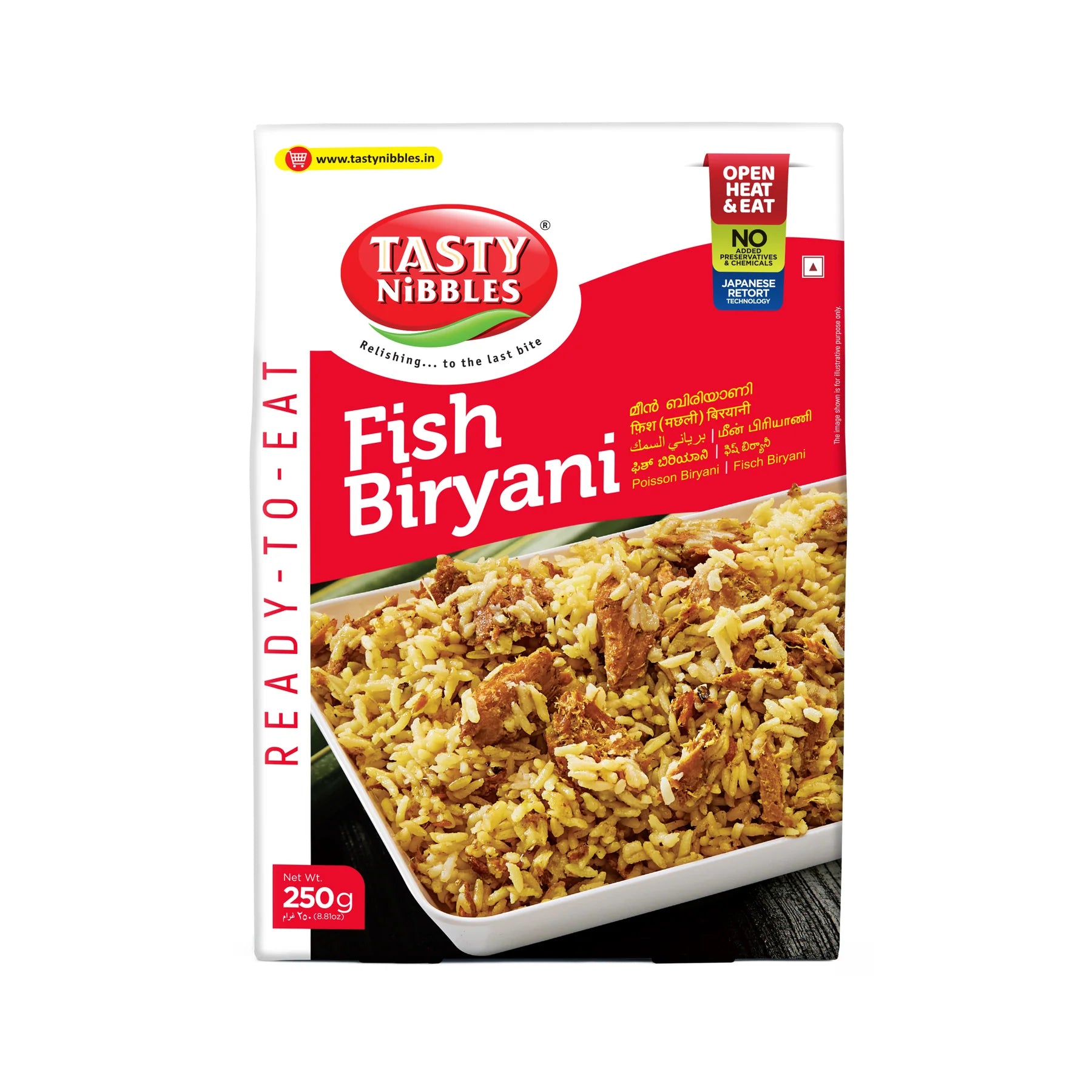 Tasty Nibbles Fisch Biryani (250g)