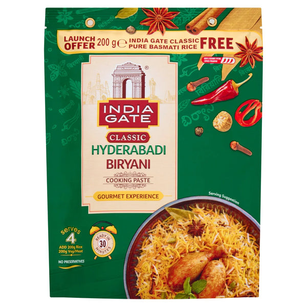 India Gate Classic Hyderabadi Biryani Cooking Paste (200g)