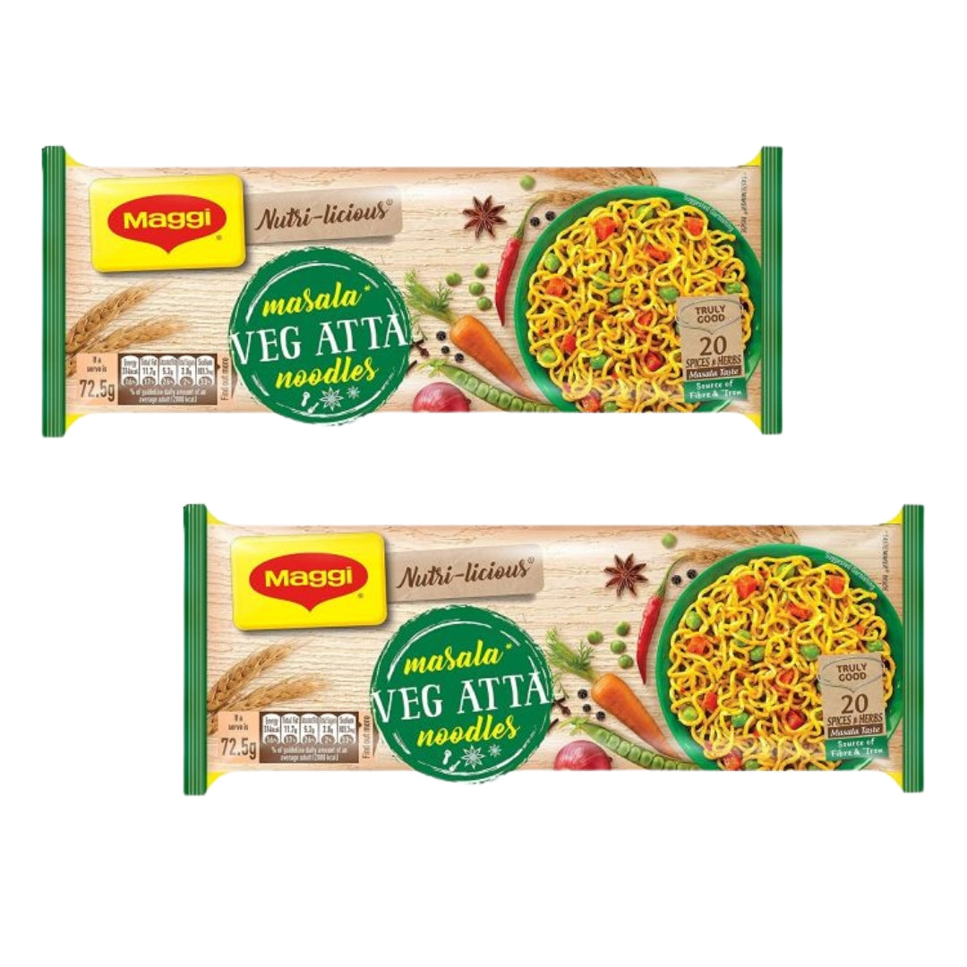 Maggi Masala Veg Atta Noodles (290g)