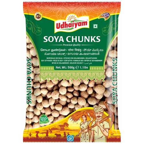 Udhaiyam Sojastücke (500g)